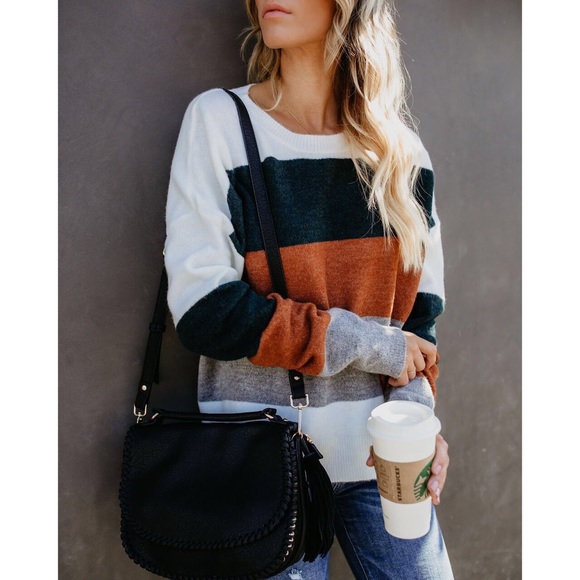 >>LAST<< Mary Striped Pullover Sweater - Picture 4 of 4